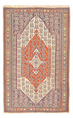 Kelim Carpet - orientalisk matta - 260 x 154 cm - röd