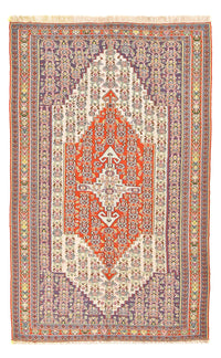 Kelim Carpet - orientalisk matta - 260 x 154 cm - röd