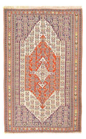 Kelim Carpet - orientalisk matta - 260 x 154 cm - röd
