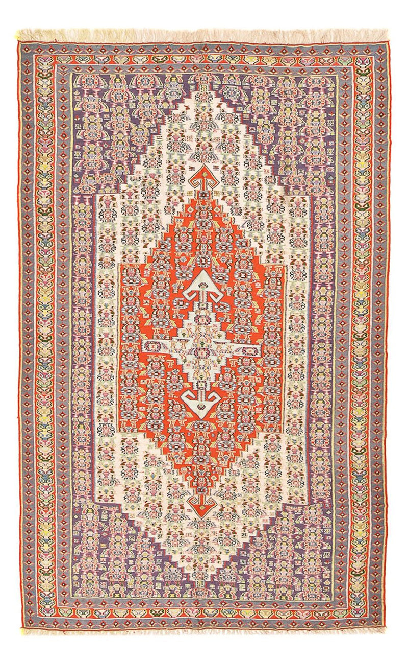 Kelim Carpet - orientalisk matta - 260 x 154 cm - röd