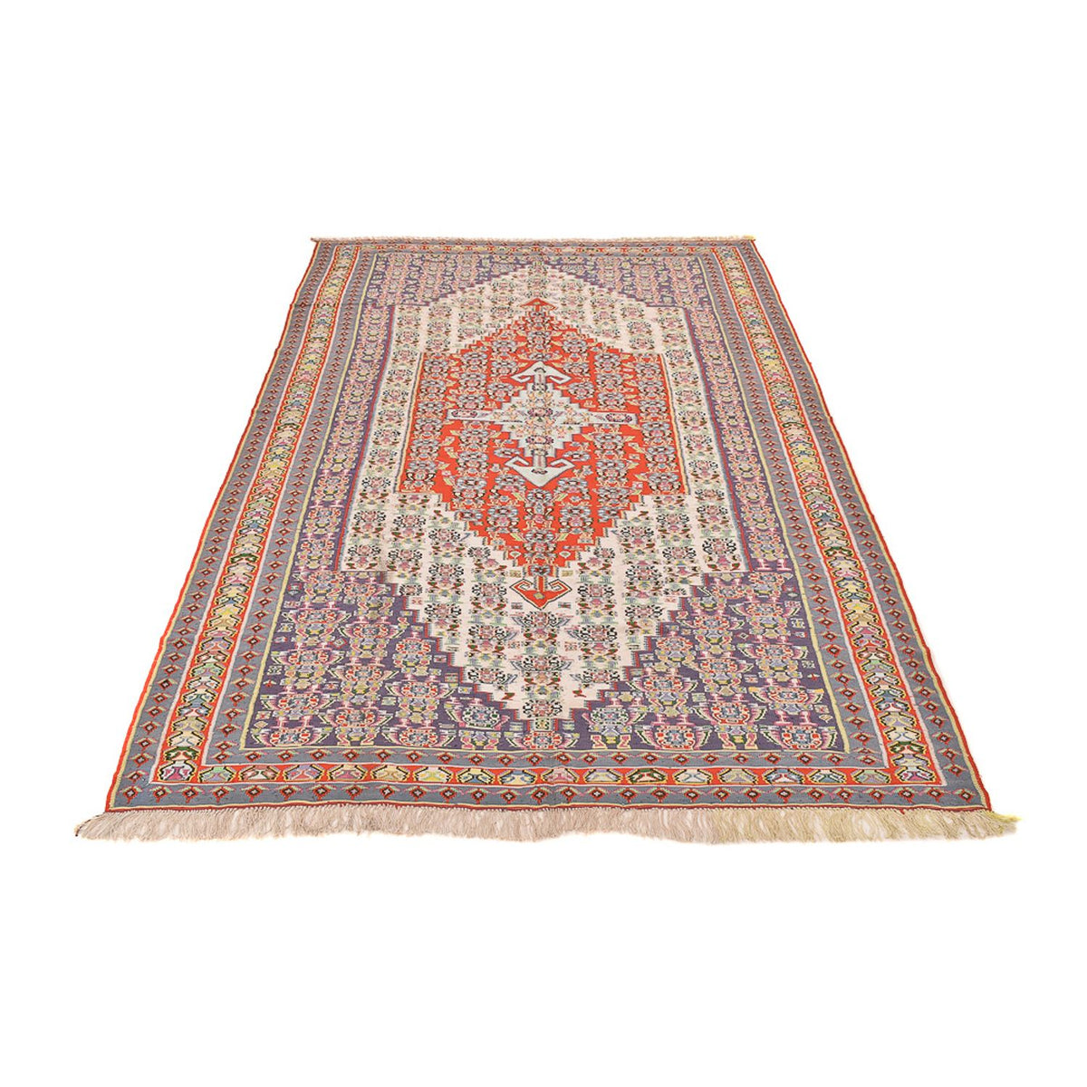 Kelim Carpet - orientalisk matta - 260 x 154 cm - röd