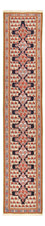 Runner Kelim Carpet - orientalisk matta - 415 x 85 cm - mörkblå