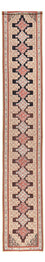 Runner Kelim Carpet - orientalisk matta - 495 x 85 cm - mörkblå