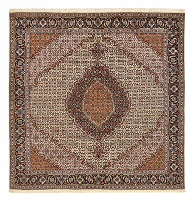 Persisk matta - Tabriz - Royal kvadrat  - 210 x 200 cm - ljusbrun