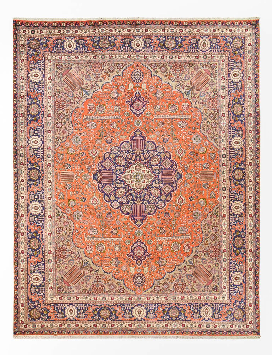 Persisk matta - Tabriz - Royal - 397 x 300 cm - orange