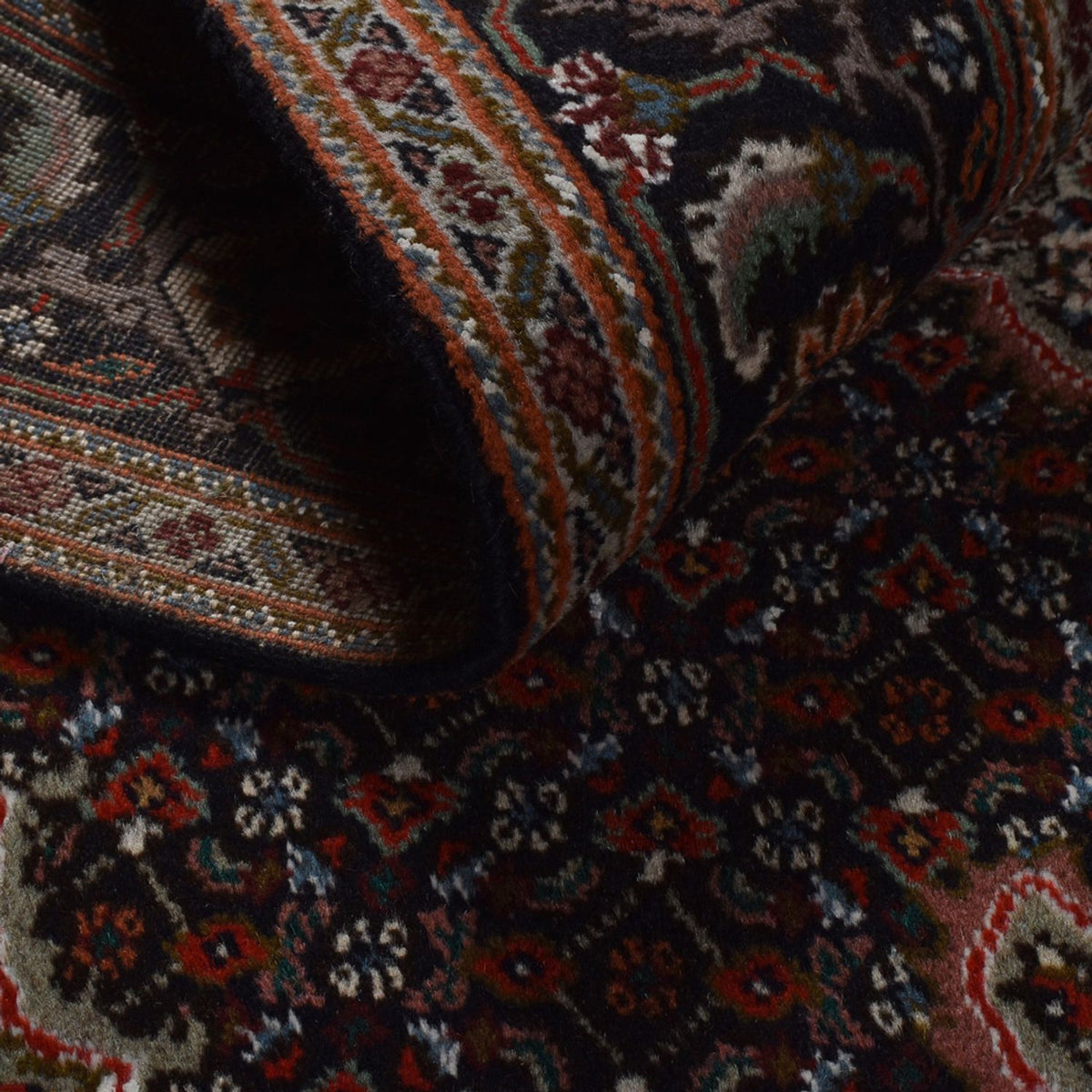 Persisk matta - Tabriz - Royal - 202 x 153 cm - mörkbrun