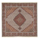 Persisk matta - Tabriz - Royal kvadrat  - 204 x 202 cm - ljusbrun