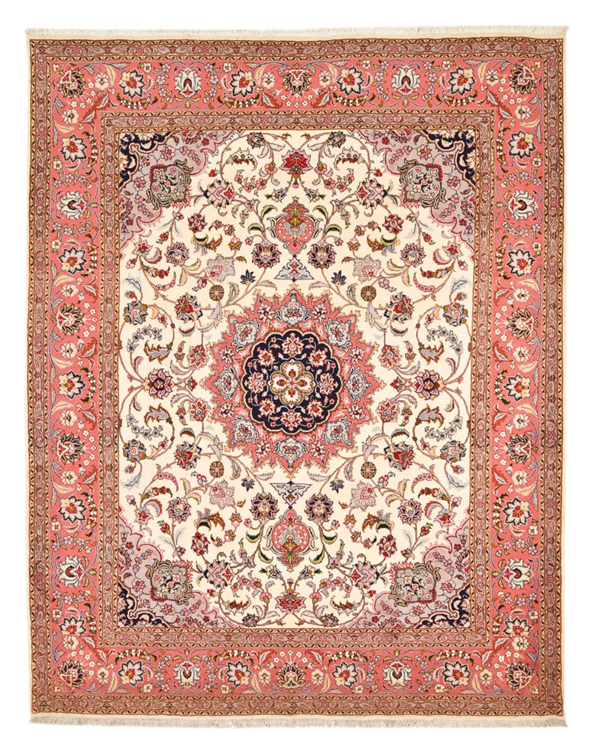 Persisk matta - Tabriz - Royal - 325 x 246 cm - grädde