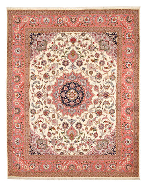 Persisk matta - Tabriz - Royal - 325 x 246 cm - grädde
