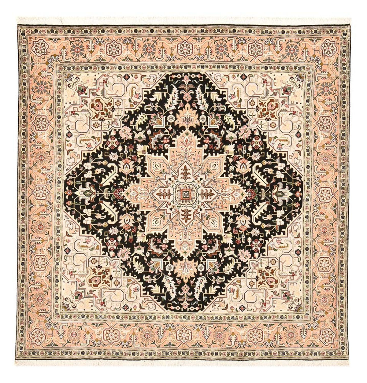 Persisk matta - Tabriz - Royal kvadrat  - 203 x 198 cm - flerfärgad