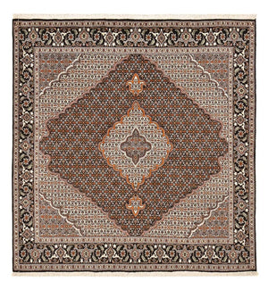 Persisk matta - Tabriz - Royal kvadrat  - 207 x 200 cm - brun