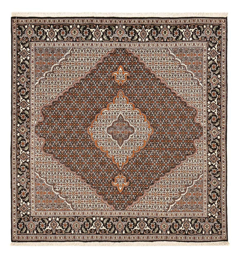 Persisk matta - Tabriz - Royal kvadrat  - 207 x 200 cm - brun