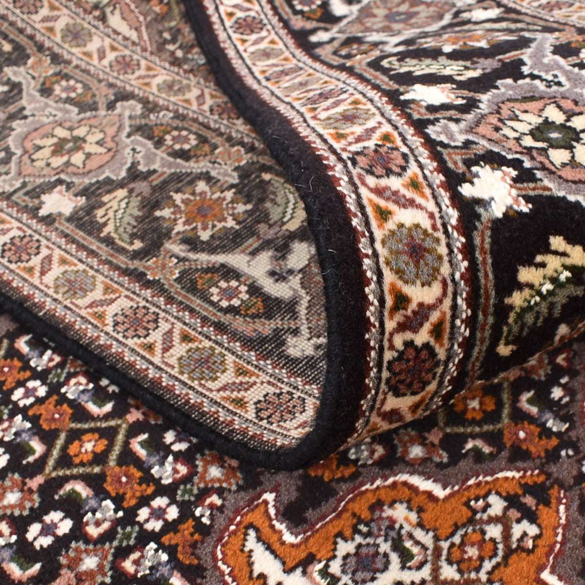 Persisk matta - Tabriz - Royal kvadrat  - 207 x 200 cm - brun