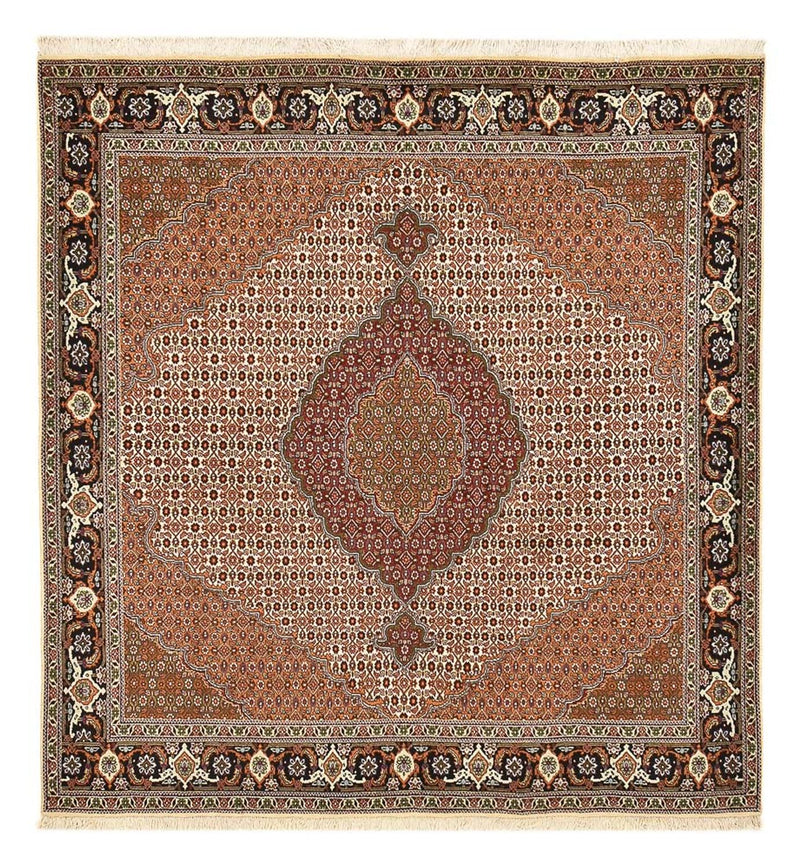 Persisk matta - Tabriz - Royal kvadrat  - 209 x 198 cm - brun