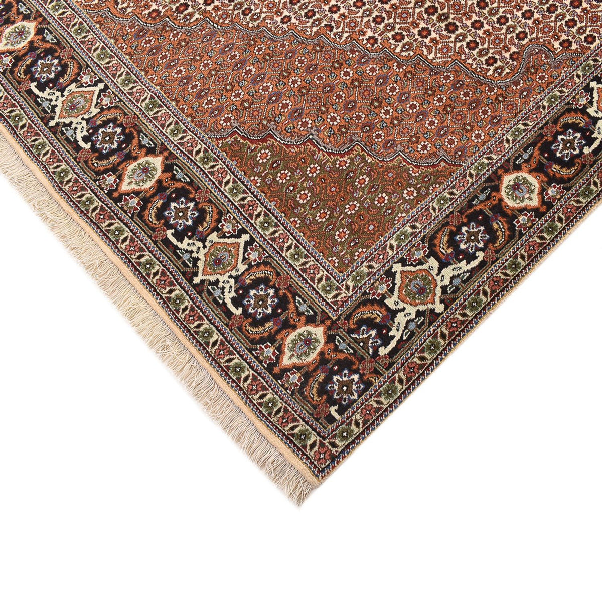 Persisk matta - Tabriz - Royal kvadrat  - 209 x 198 cm - brun
