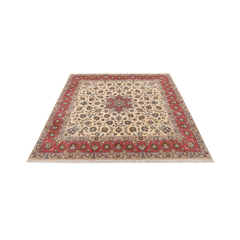 Persisk matta - Tabriz - Royal kvadrat  - 202 x 201 cm - beige