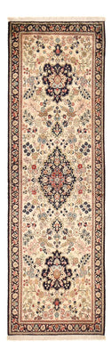 Runner Silk Carpet - Ghom Silk - Premium - 222 x 69 cm - grädde