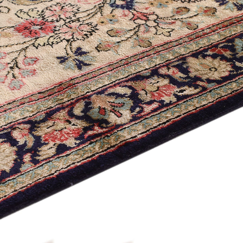 Runner Silk Carpet - Ghom Silk - Premium - 222 x 69 cm - grädde