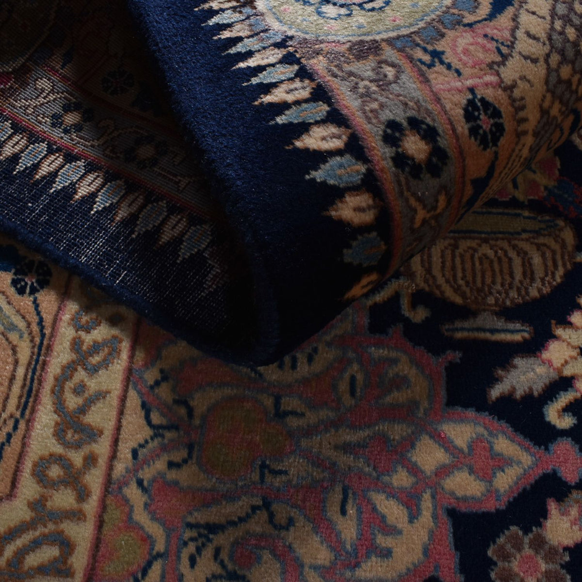 Persisk matta - Classic - 294 x 200 cm - mörkblå