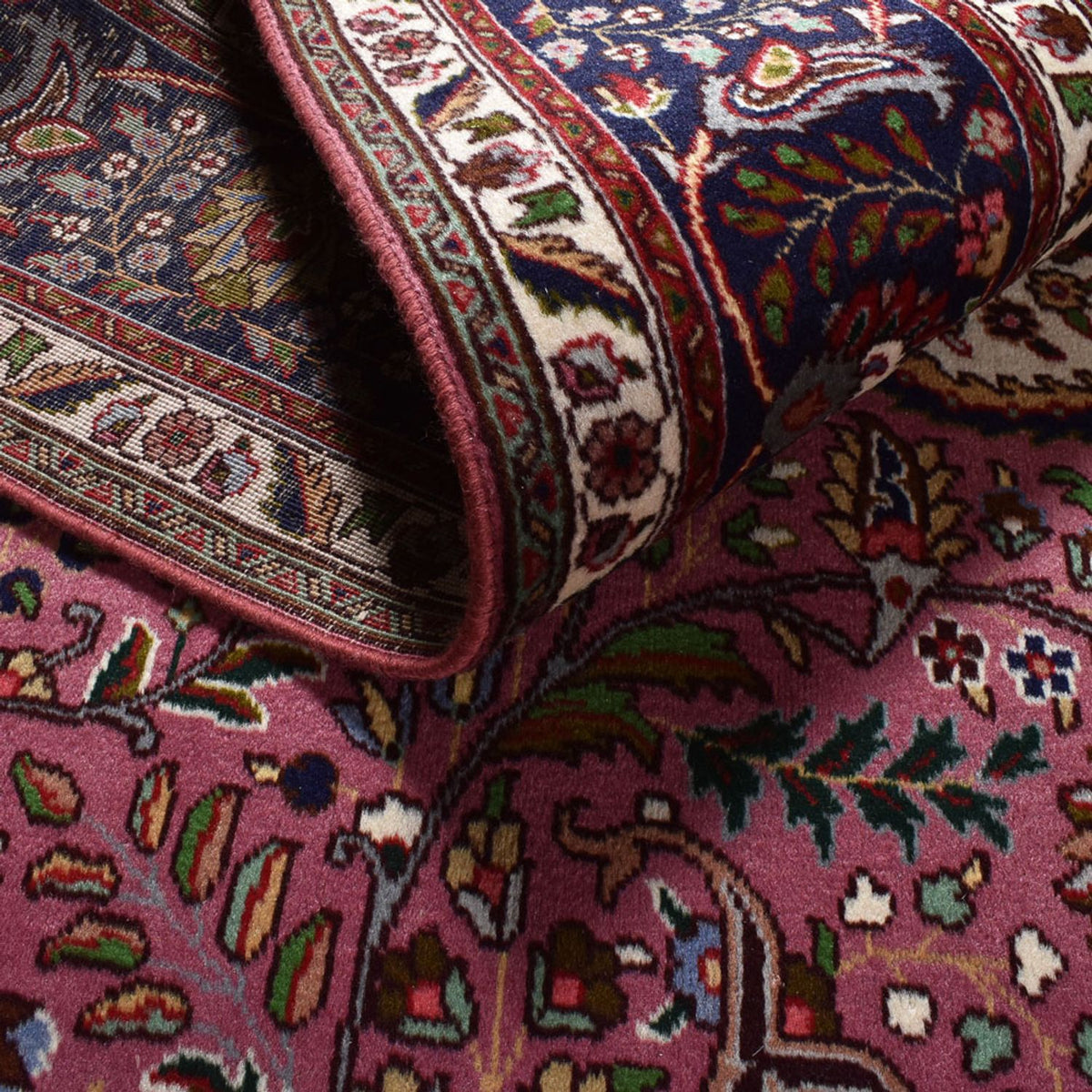 Persisk matta - Tabriz - Royal - 303 x 210 cm - ljusröd