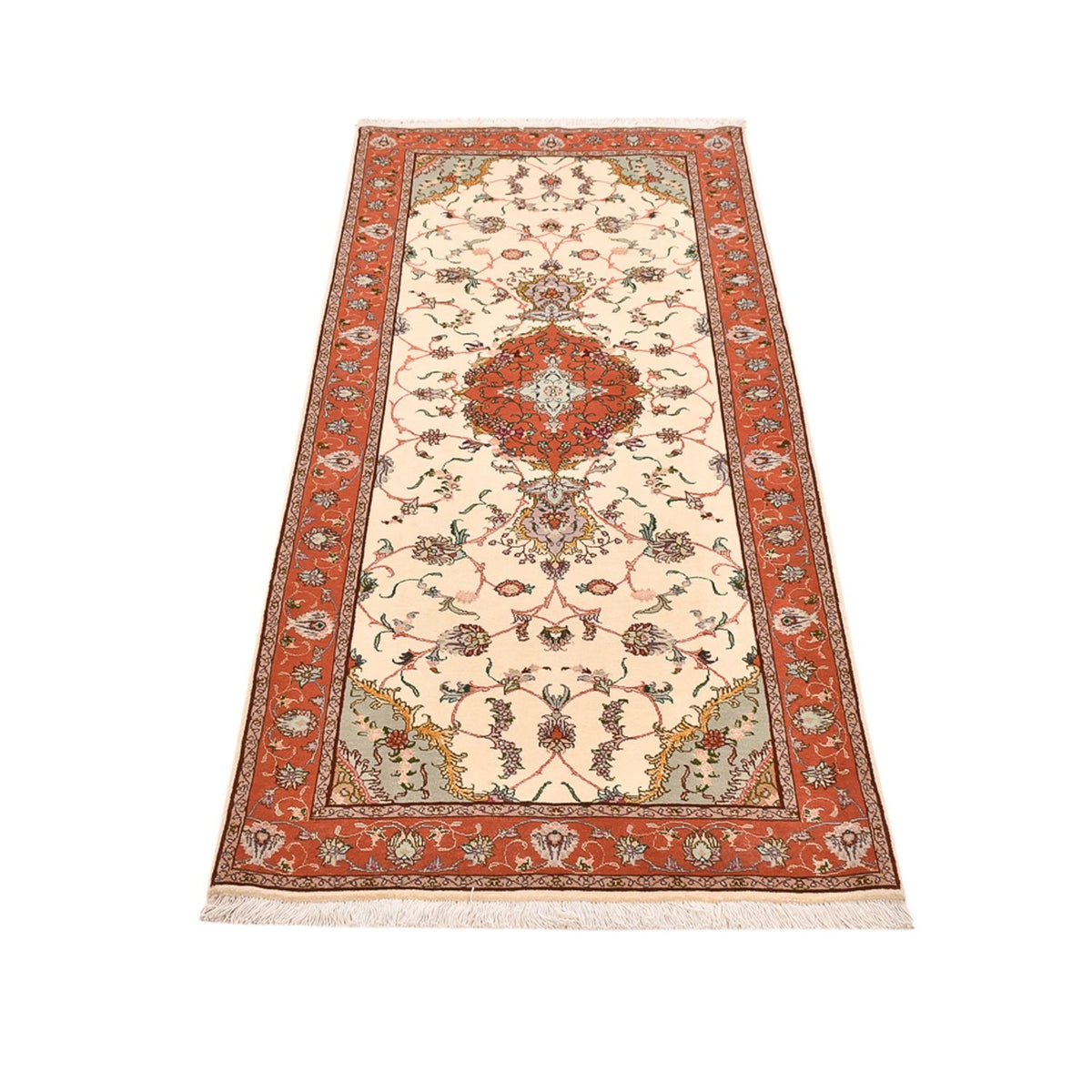 Runner Persisk matta - Tabriz - Royal - 206 x 80 cm - flerfärgad