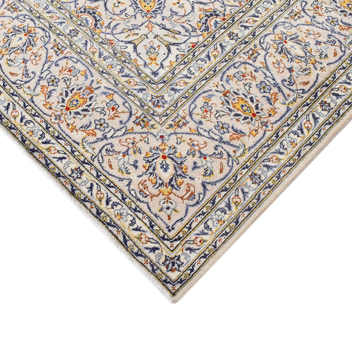 Persiska mattor - Keshan - Kungliga - 345 x 245 cm - grått