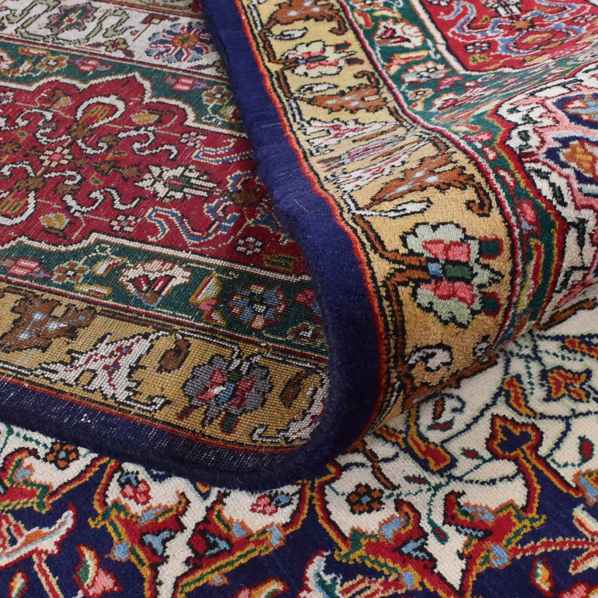 Persisk matta - Tabriz - Royal - 412 x 300 cm - flerfärgad