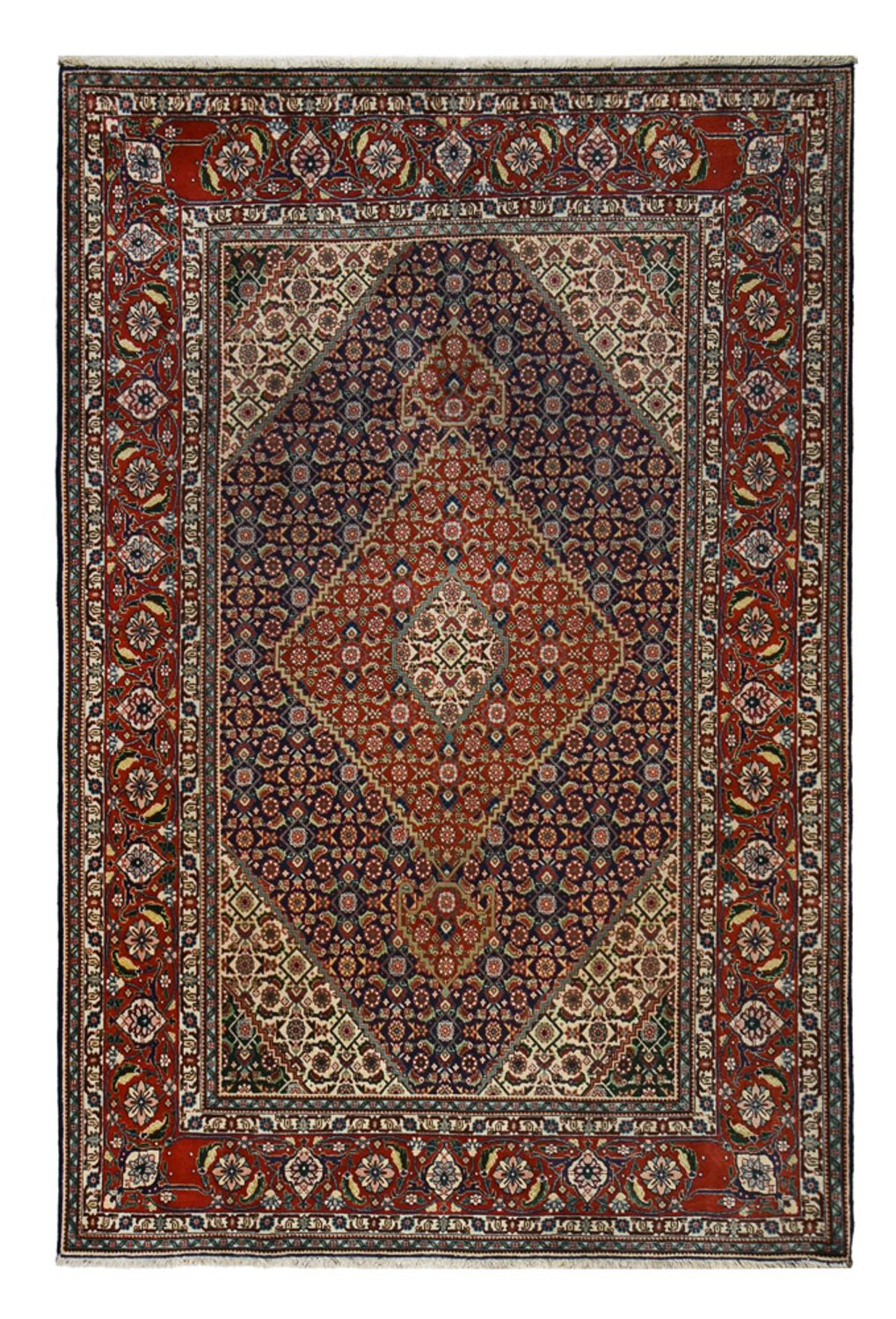 Persisk matta - Tabriz - Royal - 300 x 200 cm - mörkbrun