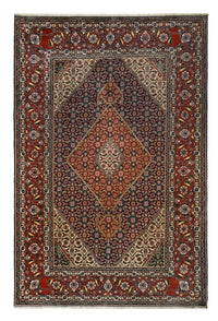 Persisk matta - Tabriz - Royal - 300 x 200 cm - mörkbrun