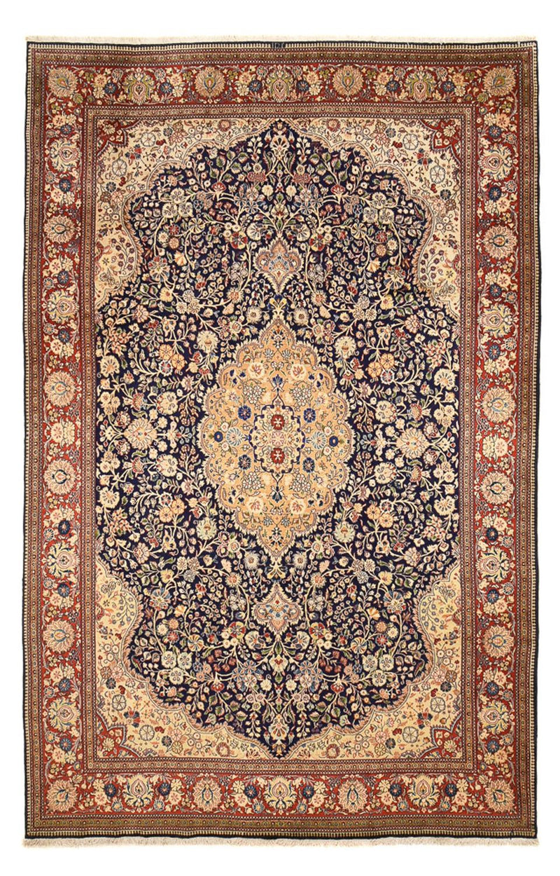 Persisk matta - Tabriz - Royal - 381 x 250 cm - mörkblå