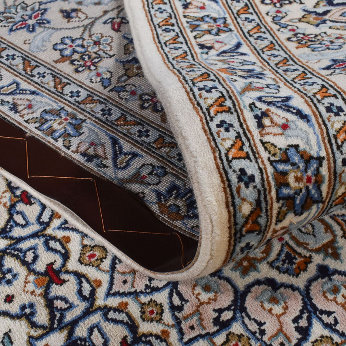 Persiska mattor - Keshan - Kungliga - 362 x 246 cm - grått