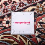 Persisk matta - Bijar runt  - 250 x 250 cm - ljusgrå