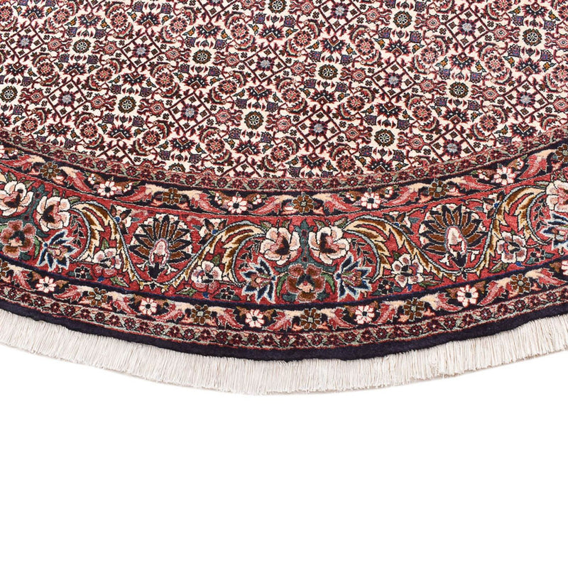 Persisk matta - Bijar runt  - 250 x 250 cm - ljusgrå