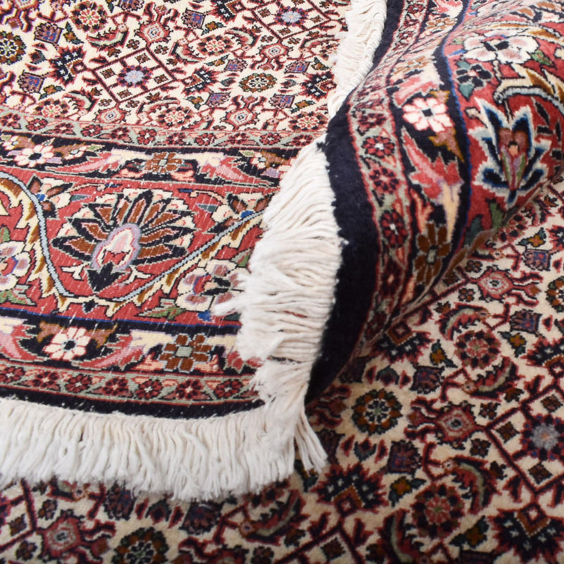 Persisk matta - Bijar runt  - 250 x 250 cm - ljusgrå