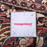 Persisk matta - Bijar runt  - 250 x 250 cm - ljusgrå