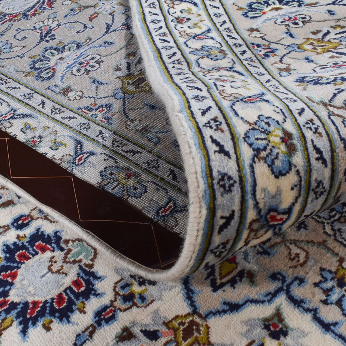 Persiska mattor - Keshan - Kungliga - 346 x 246 cm - grått