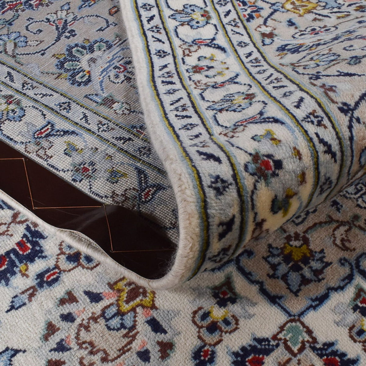 Persiska mattor - Keshan - Kungliga - 354 x 244 cm - grått