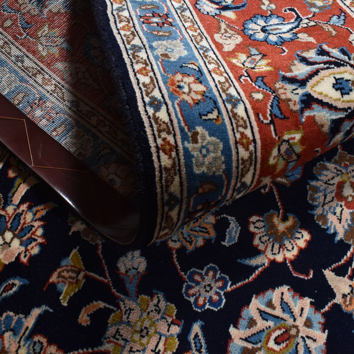 Persisk matta - Classic - 296 x 193 cm - mörkblå