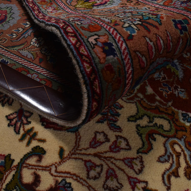 Persisk matta - Tabriz - Royal - 312 x 206 cm - mörk beige