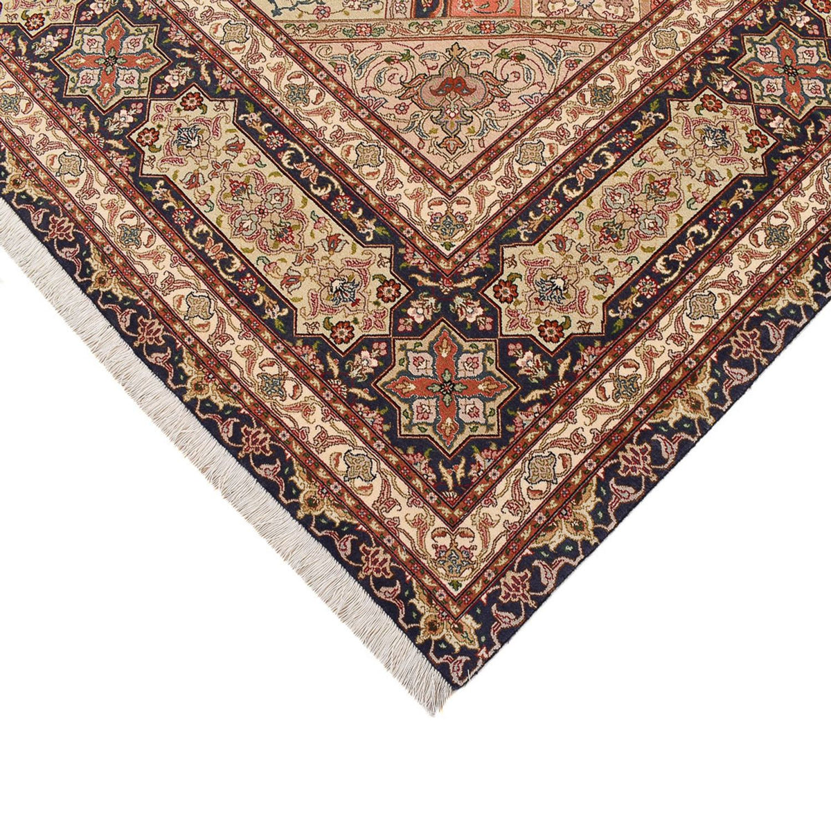 Persisk matta - Tabriz - Royal - 300 x 251 cm - ljusbeige