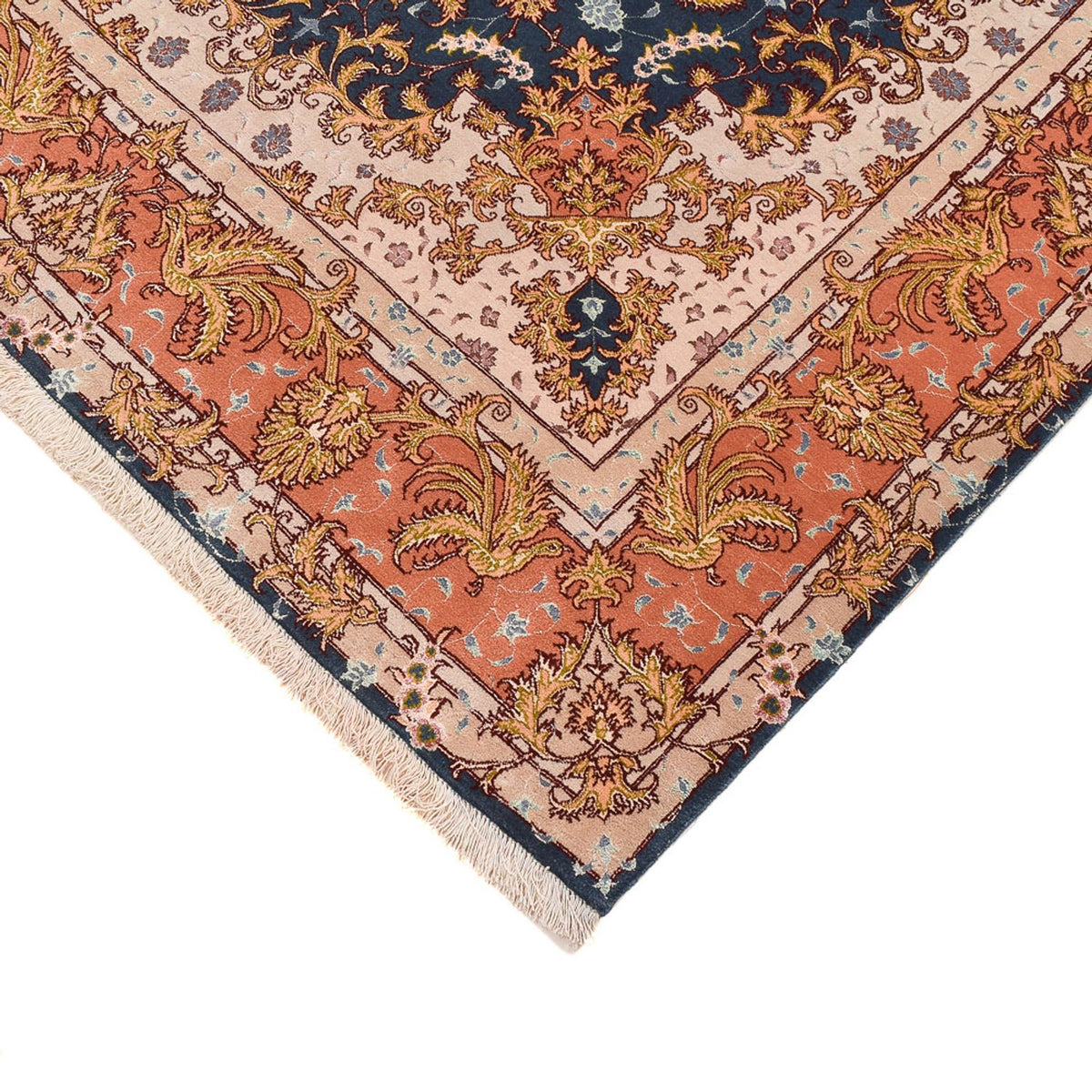 Persisk matta - Tabriz - Premium - 202 x 148 cm - flerfärgad