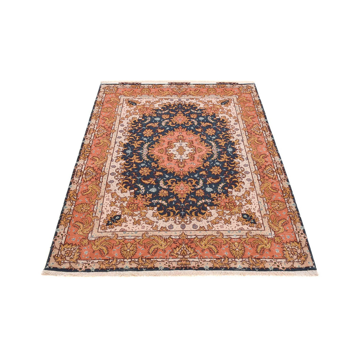 Persisk matta - Tabriz - Premium - 202 x 148 cm - flerfärgad