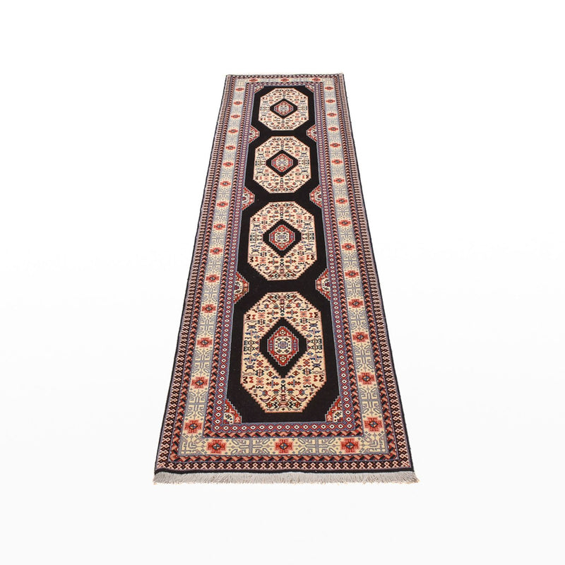 Runner Persisk matta - Tabriz - Premium - 305 x 75 cm - mörkblå