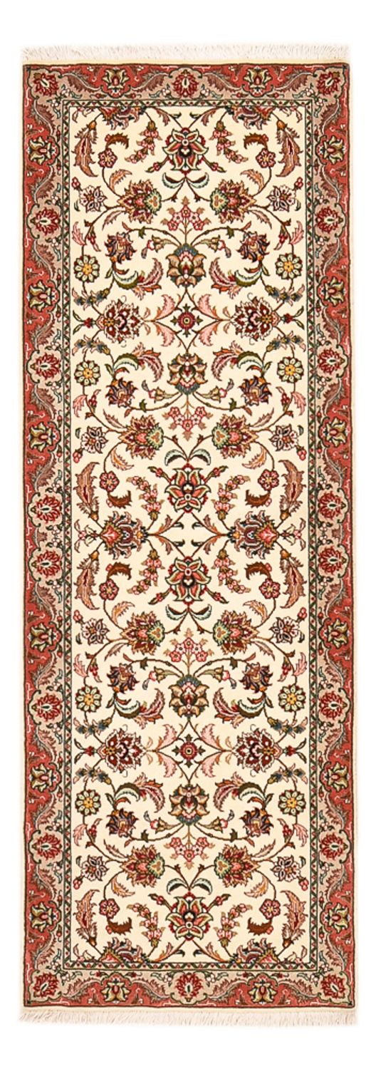 Runner Persisk matta - Tabriz - Royal - 202 x 71 cm - grädde