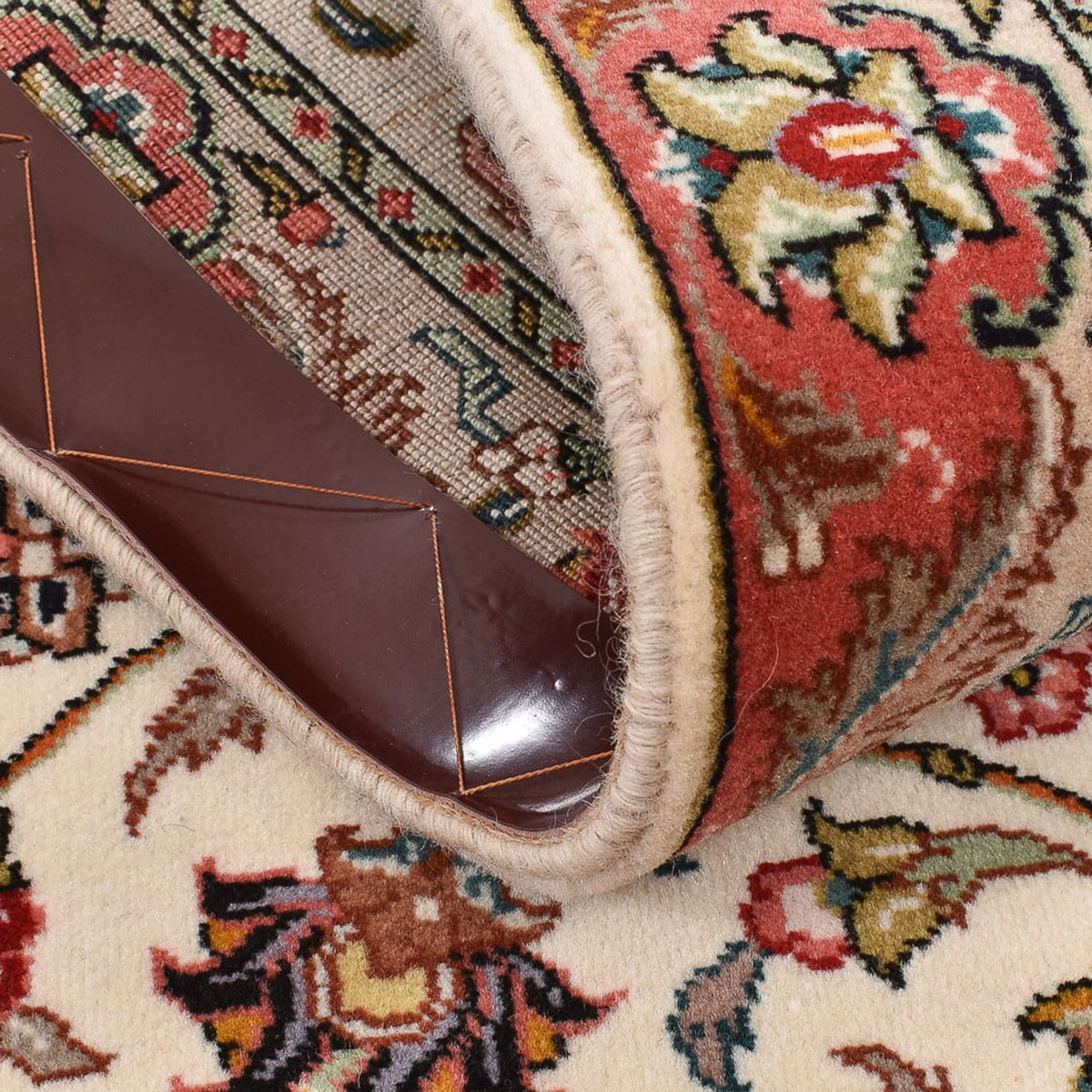 Runner Persisk matta - Tabriz - Royal - 202 x 71 cm - grädde