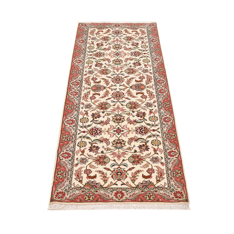 Runner Persisk matta - Tabriz - Royal - 202 x 71 cm - grädde