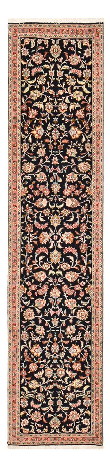 Runner Persisk matta - Tabriz - Premium - 290 x 69 cm - mörkblå