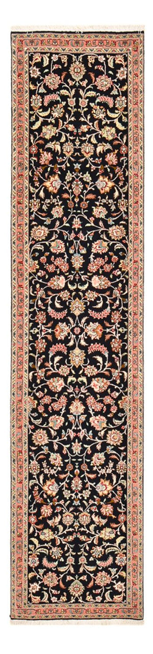 Runner Persisk matta - Tabriz - Premium - 290 x 69 cm - mörkblå