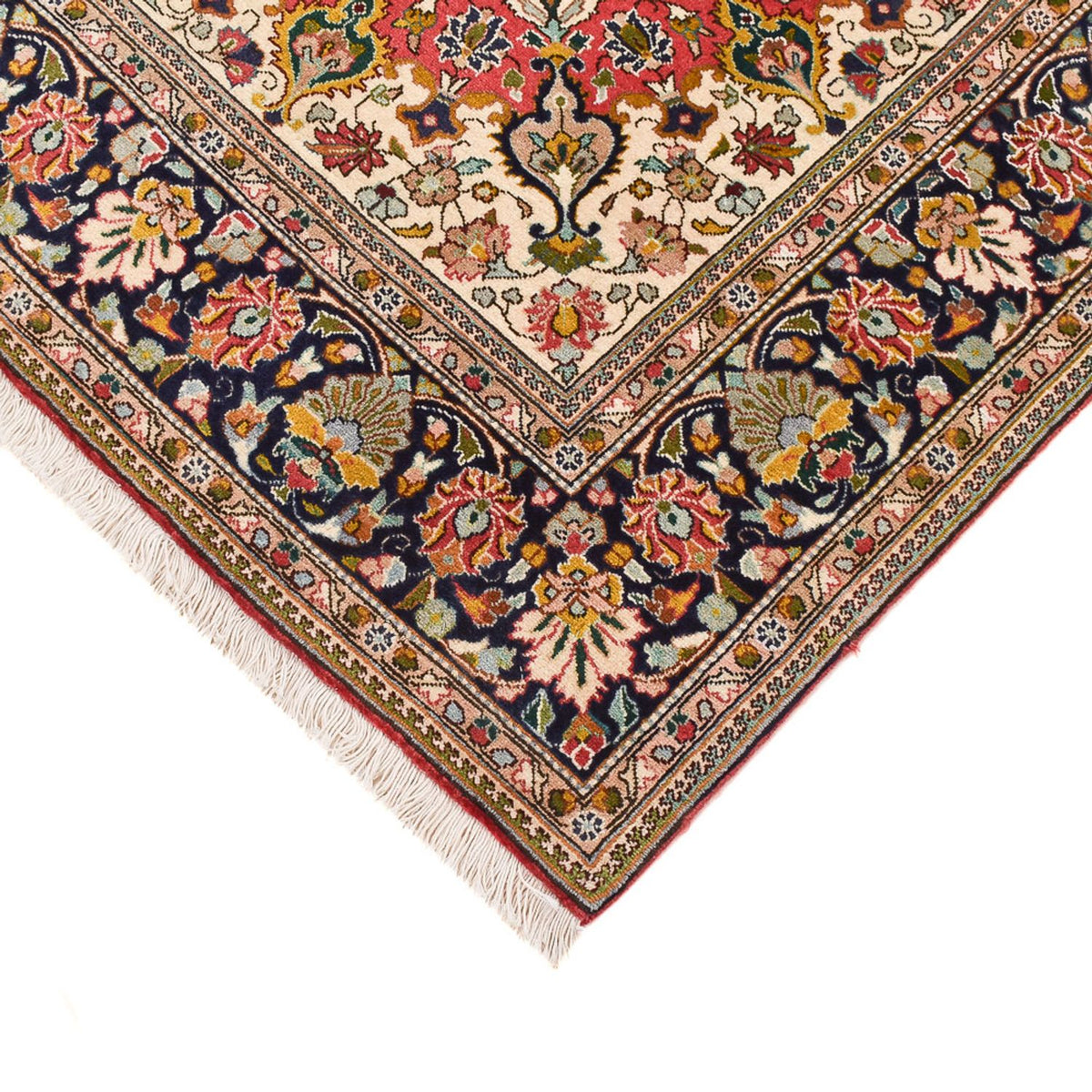 Persisk matta - Tabriz - Royal - 198 x 147 cm - röd