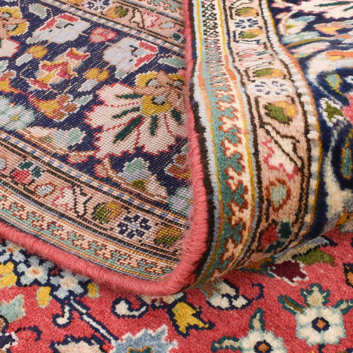 Persisk matta - Tabriz - Royal - 198 x 147 cm - röd